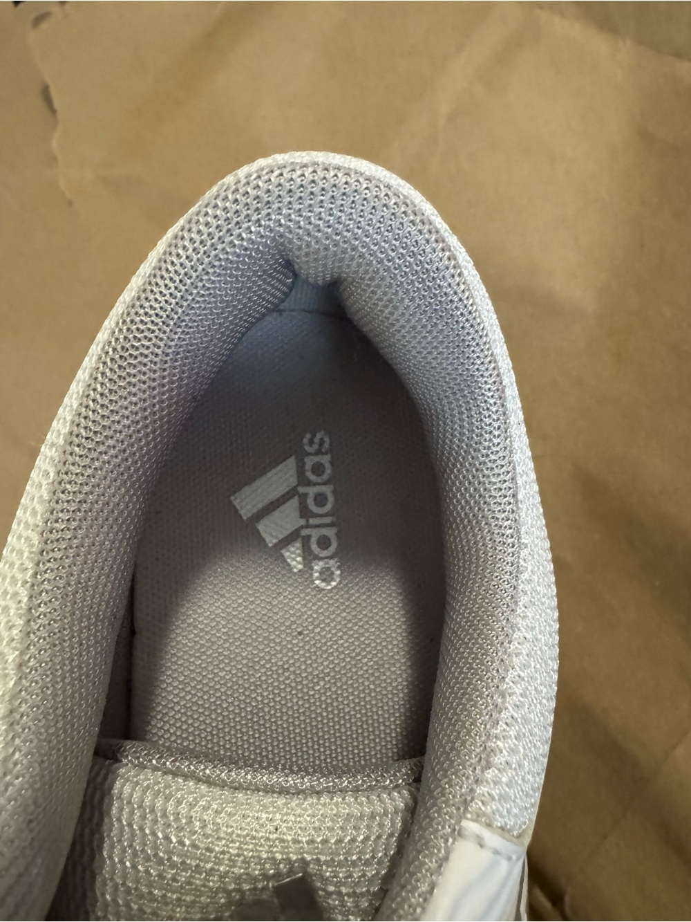 adidas Kids Light Gray Mesh Sneakers